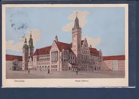 AK Chemnitz Neues Rathaus 1901
