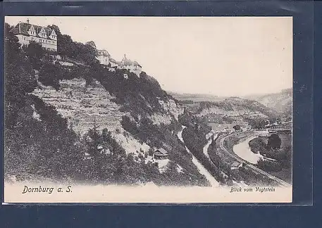 AK Dornburg a.S. Blick vom Vogtstein 1920