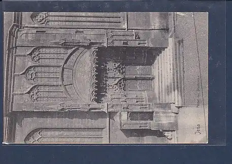 AK Jena Portal der Stadtkirche 1907