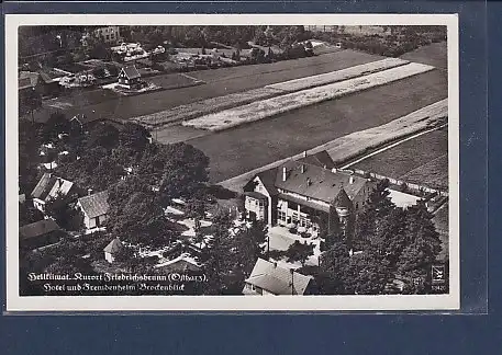 AK Heilklimat Kurort Friedrichsbrunn Hotel und Fremdenheim Brockenblick Luftbild 1941