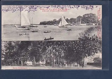 AK Waren i. Meckl. 2.Ansichten Kietz Promenade 1908