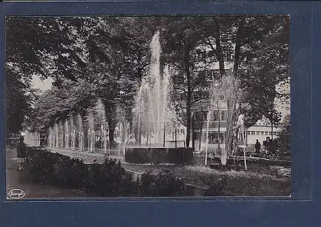 AK Internationale Hygiene Ausstellung Dresden 1930 Hundertbrunnenstraße