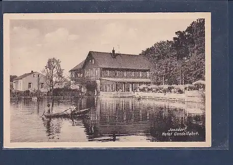 AK Kurort Jonsdorf Hotel Gondelfahrt 1930