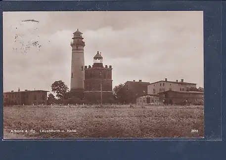 AK Arkona a. Rg. Leuchtturm u. Hotel 1930