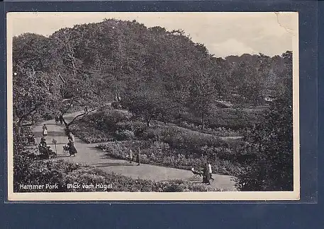 AK Hammer Park Blick vom Hügel 1932