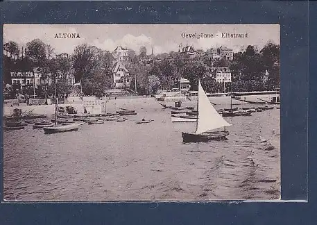 AK Altona Oevelgönne - Elbstrand 1911