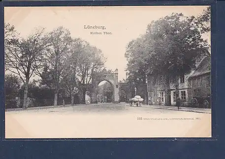 AK Lüneburg Rothes Tor 1902