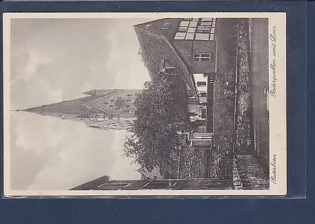 AK Paderborn Paderquellen und Dom 1920