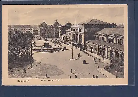 AK Hannover Ernst August Platz 1930