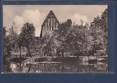 AK Kalbe ( Milde) Burggraben und Ruine 1962