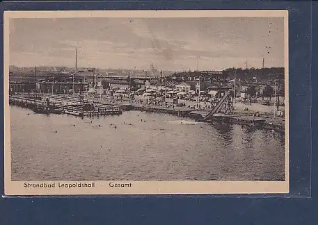 AK Strandbad Leopoldshall - Gesamt 1950