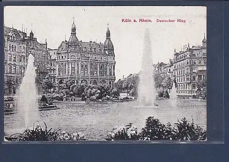 AK Köln a. Rhein Deutscher Ring 1920