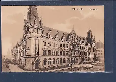 AK Köln a. Rh. Hauptpost 1920