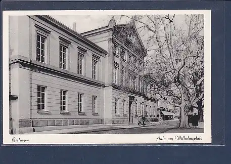 AK Göttingen Aula am Wilhelmsplatz 1950