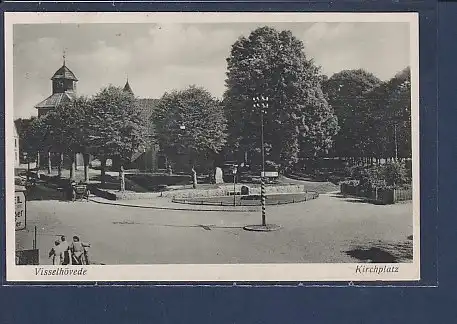 AK Visselhövede Kirchplatz 1934