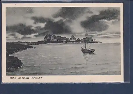 AK Hallig Langeness - Hilligenlei 1930