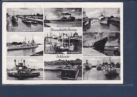 AK Brunsbüttelkoog 9.Ansichten 1957