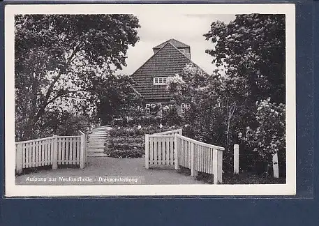 AK Aufgang zur Neulandhalle - Dieksanderkoog 1940