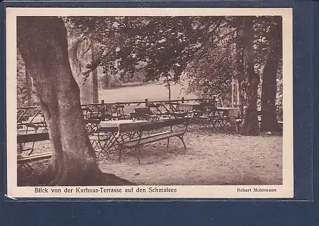 AK Kurhaus Mölln i. Lbg. Blick von der Kurhaus Terrasse auf den Schmalsee 1930