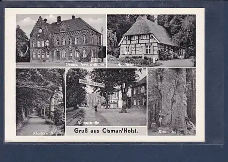 AK Gruß aus Cismar / Holst. 5.Ansichten Gemeindeverwaltung 1953
