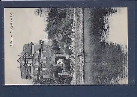 AK Lübeck - Navigationsschule 1920