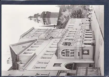 AK Zeitz HO Hotel Drei Schwäne und Rathausturm 1976