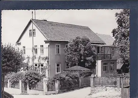 AK Bechstedt b. Schwarzburg Fremdenheim Zur Traube 1960