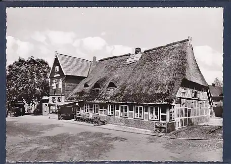 AK Gasthaus zum 100 jährigen Hittfeld 1960