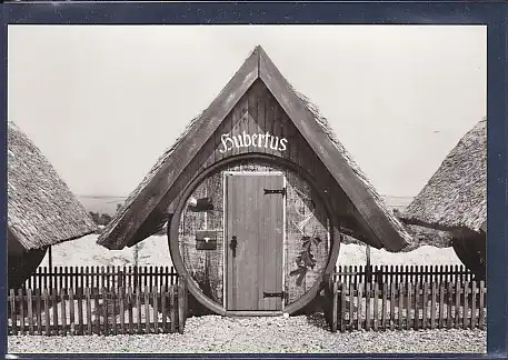 AK VEG Tierzucht Groß Stieten Gaststätte Mecklenburger Mühle Weinfaß Hubertus 1974