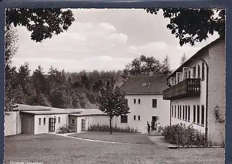 AK Hermann Lietz Schule Neubau Innenhof Schloß Hohenwehrda 1960