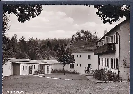 AK Hermann Lietz Schule Neubau Innenhof Schloß Hohenwehrda 1960