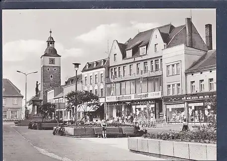 AK Schönebeck Platz der Deutsch Sowjetischen Freundschaft 1982