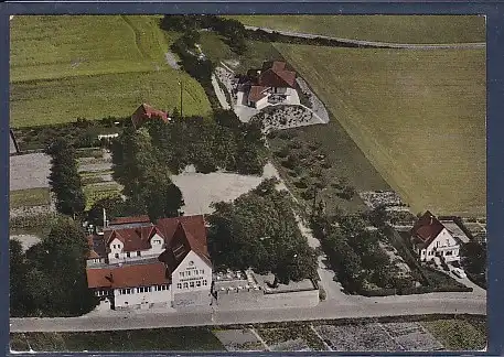 AK Rupp Bräu Hotel und Brauerei Felsenkeller Lauenau / Deister 1970 Luftbild