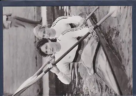 AK Birgit Schmidt Fischer und Carsta Kühn Sieger im C II bei den internationalen Wettkämpfen 1984