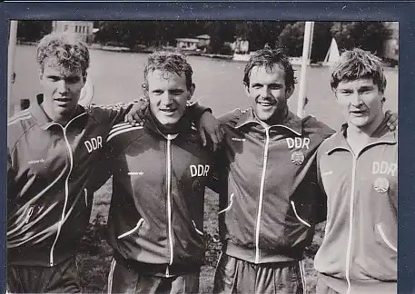 AK Kanu Rennsport / K IV-1000 m Jens Fiedler / Peter Hempel / Rüdiger Helm / Hans Jörg Bliesener 1984