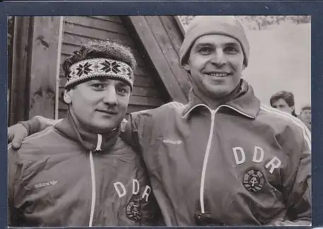 AK Bernhard Lehmann / Bogdan Musiol Silbermedaillengewinner bei den XIV Olympischen Winterspiele 1984 in Sarajevo