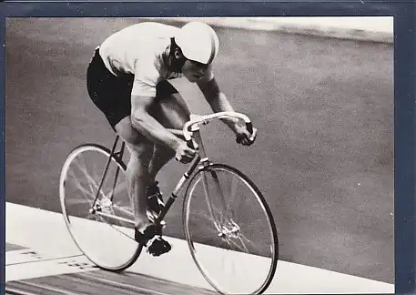 AK Klaus Grünke Goldmedaille im Bahnradsport 1000 m Zeitfahren 1976