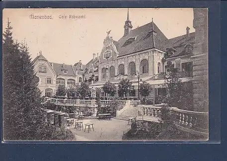 AK Marienbad Cafe Rübezahl 1907