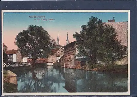 AK Alt-Bromberg An den Königl. Mühlen 1920