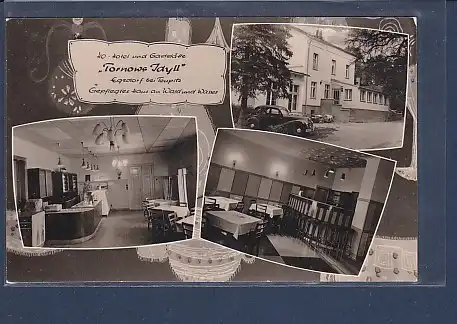 AK HO - Hotel und Gaststätte Tornows Idyll Egsdorf bei Teupitz 3.Ansichten 1963