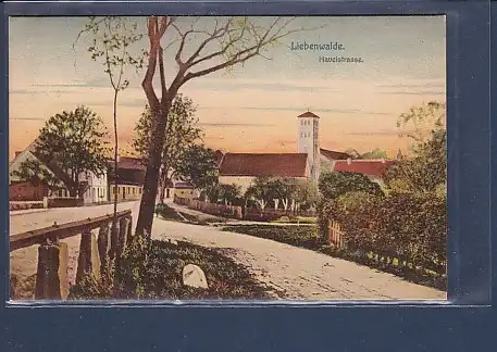 AK Liebenwalde Havelstrasse 1909