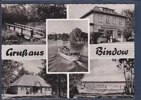 AK Gruß aus Bindow 5.Ansichten 1962