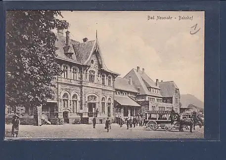 AK Bad Neuenahr - Bahnhof 1910