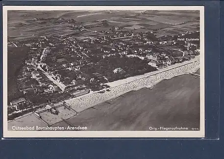 AK Ostseebad Brunshaupten-Arendsee Orig. Fliegeraufnahme 1940