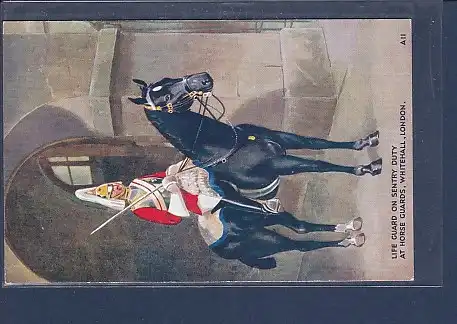 AK Life Guard on Sentry Duty at Horse Guards, Whitehall London 1920