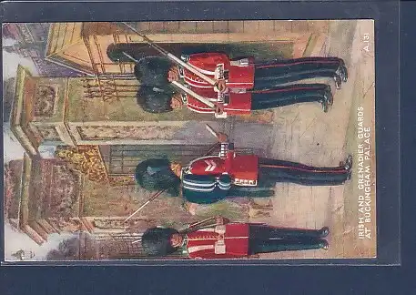 AK Irish and Grenadier Guards at Buckingham Palace 1920