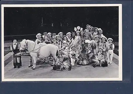 AK C.H. Schäfers Circus Stadt Liliput München Solln 1940