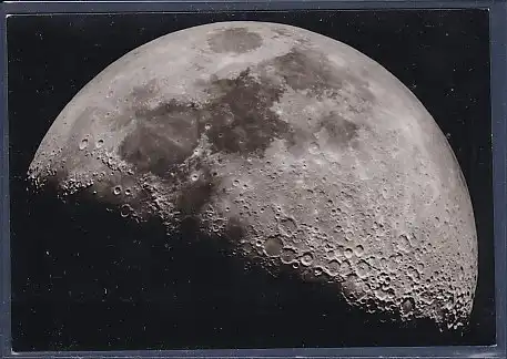 AK Mond Aufn. am 12\" Bamberg Refraktor der Wilhelm Foerster Sternwarte e.V. 1970