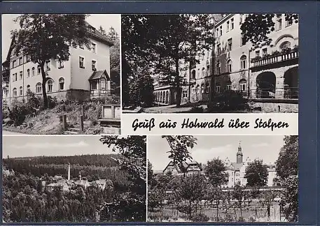 AK Gruß aus Hohwald über Stolpen 4.Ansichten 1973