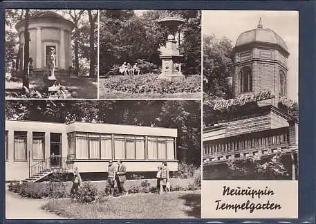 AK Neuruppin Tempelgarten 4.Ansichten 1975